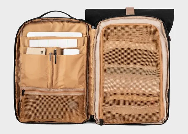 8000Kicks 8000Kicks Nomaden-Rucksack in Dunkelgrün, Ganz in Schwarz, Schwarz und Beige & Grün, Dunkelgrün, – Produktbild 4 von 4