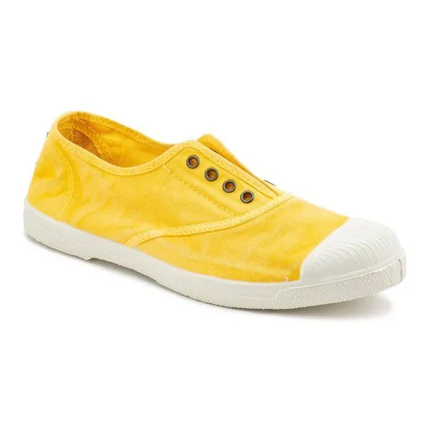 Natural World Natural World Vegan Damen Sneaker washed - Old Lavanda, Gelb (golden), – Produktbild 1 von 2