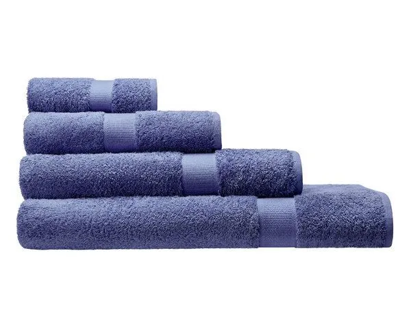 Cotonea Cotonea Bio Frottier-Handtuch, Lapis (blau), – Produktbild 2 von 3