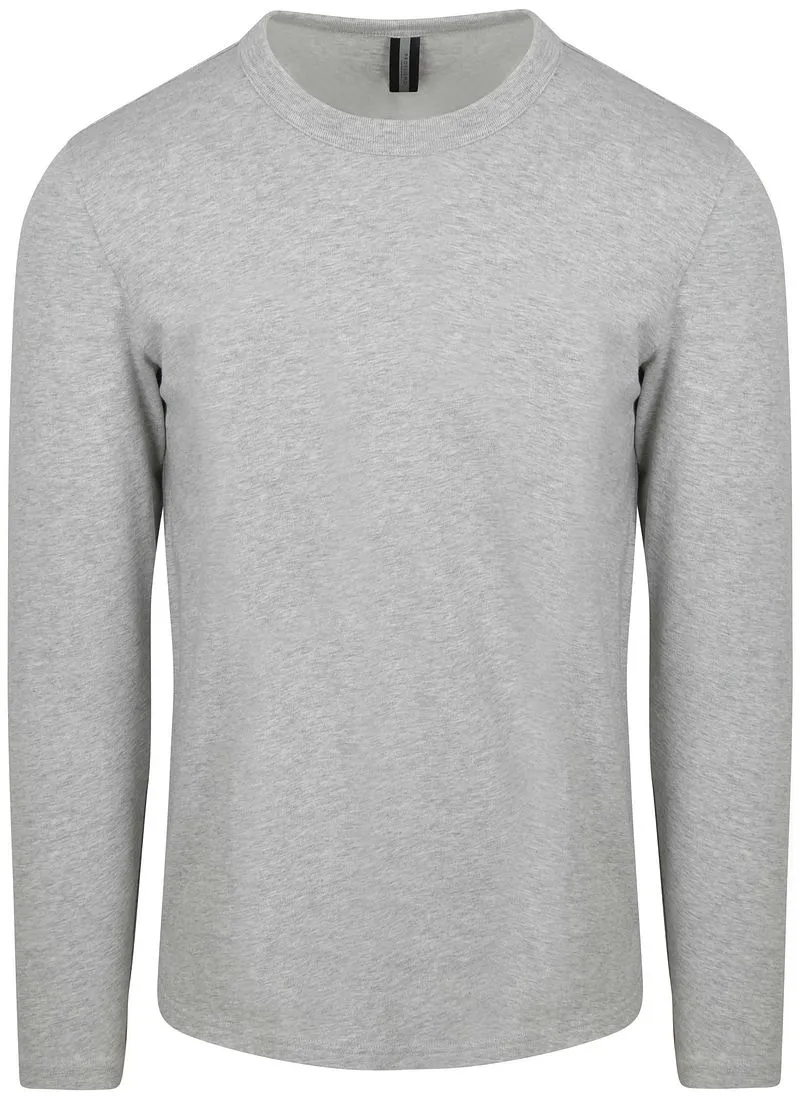 Profuomo Profuomo Longsleeve T-Shirt Grau - Größe S, Grau, – Produktbild 2 von 4