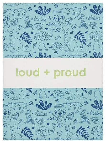 loud + proud loud + proud Kinder Jersey Bettwäsche-Set 100 x 135cm, GOTS-zertifiziert, Lagoon(blau), – Produktbild 4 von 4