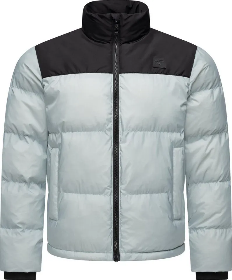 ragwear ragwear Outdoorjacke Stafen Wasserdichte Herren Winterjacke im Retro-Look, Blau, – Produktbild 2 von 5