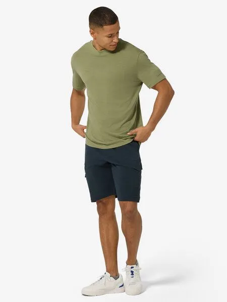 Super.Natural Super.Natural T-Shirt Casual Rib Bio J Tee für Herren, Merino, Sage, – Produktbild 3 von 4