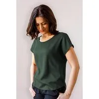 l amour est bleu l'amour est bleu Kurzarmbluse aus Tencel – Produktbild 1 von 1