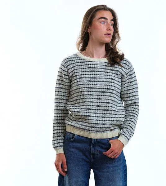 Gary Mash GARY MASH Pullover Lamona aus feinem Jacquardstrick, Muster ivory (mehrfarbig), – Produktbild 1 von 4