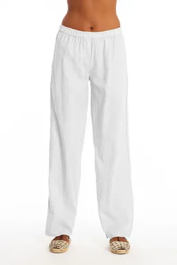 RAVENS VIEW IBIZA RAVENS VIEW IBIZA Damen vegan Hose Oregon Weiß – Produktbild 1 von 1