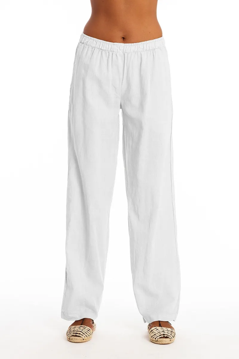 RAVENS VIEW IBIZA RAVENS VIEW IBIZA Damen vegan Hose Oregon Weiß, Weiß, – Produktbild 1 von 1