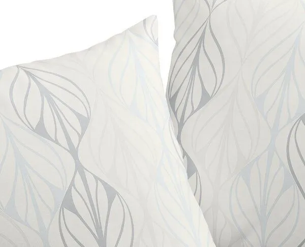 Nature by Adam Nature by Adam Kissenhülle aus Leinen und Bio-Baumwolle - Made in Germany - Wave, Hellgrau, – Produktbild 2 von 4