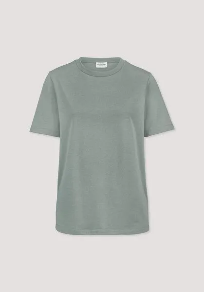 hessnatur hessnatur T-Shirt aus reiner Bio-Baumwolle, Mattgrün, – Produktbild 4 von 4