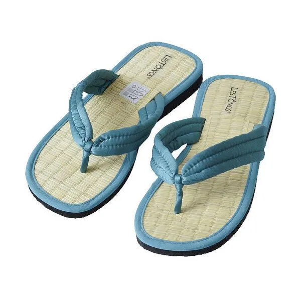 Les Tôngs Les Tôngs Juncus-S Zimtlatschen – Flip Flops, Türkis, – Produktbild 1 von 4