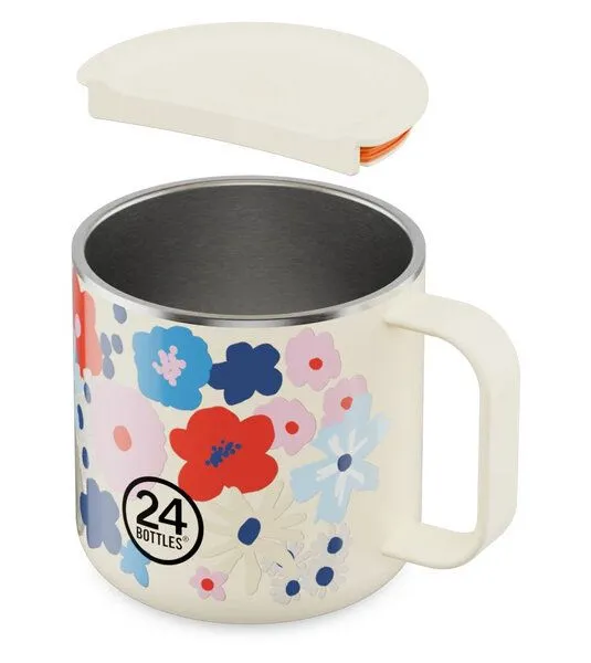 24bottles 24bottles Isolierter Casa Mug 340 ml, aus Edelstahl, Grey, – Produktbild 5 von 6
