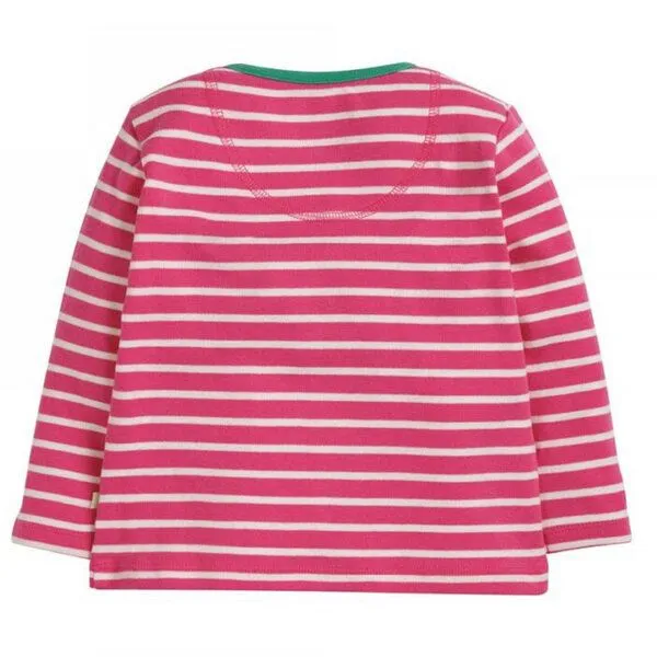 Frugi Frugi Langarm-Shirt Giraffe Button Applique Top – Produktbild 3 von 3