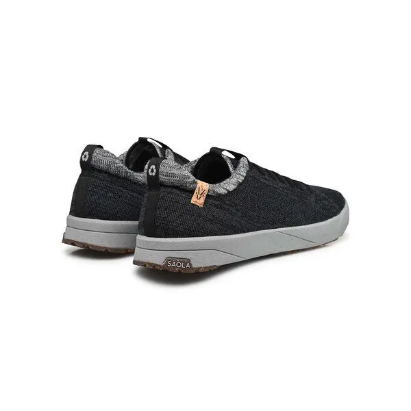 SAOLA SAOLA Sneaker aus Merinowolle Herren - Cannon Knit Men 2.0 Wool, Black - steel grey, – Produktbild 3 von 4