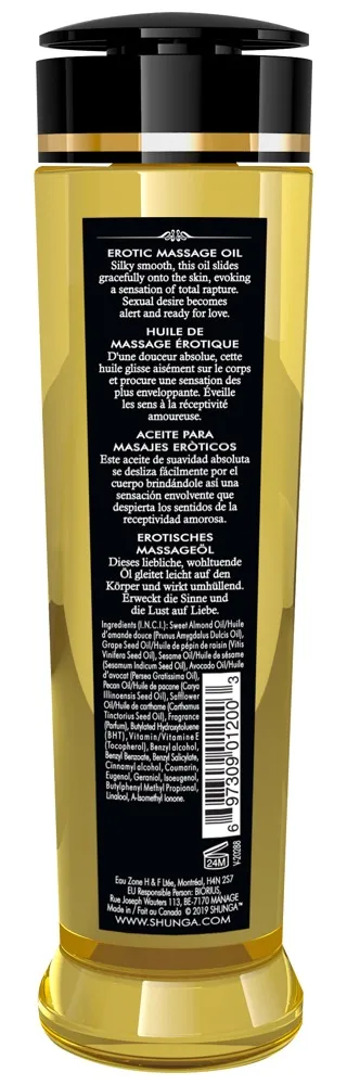 Shunga Shunga Massage-Öl aus 100% natürlichen Ölen – Produktbild 4 von 4
