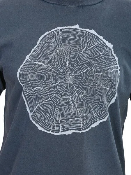 Life-Tree Life-Tree Organic Fairwear Shirt Men Stone Washed BigSlice, Blau, – Produktbild 2 von 3