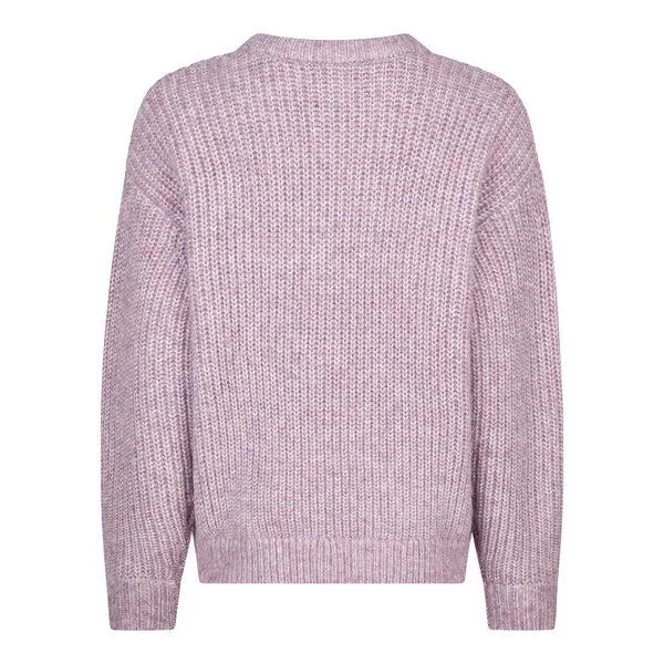 Iriedaily Iriedaily Hairiette Knit, Lila melange (rosa), – Produktbild 2 von 4