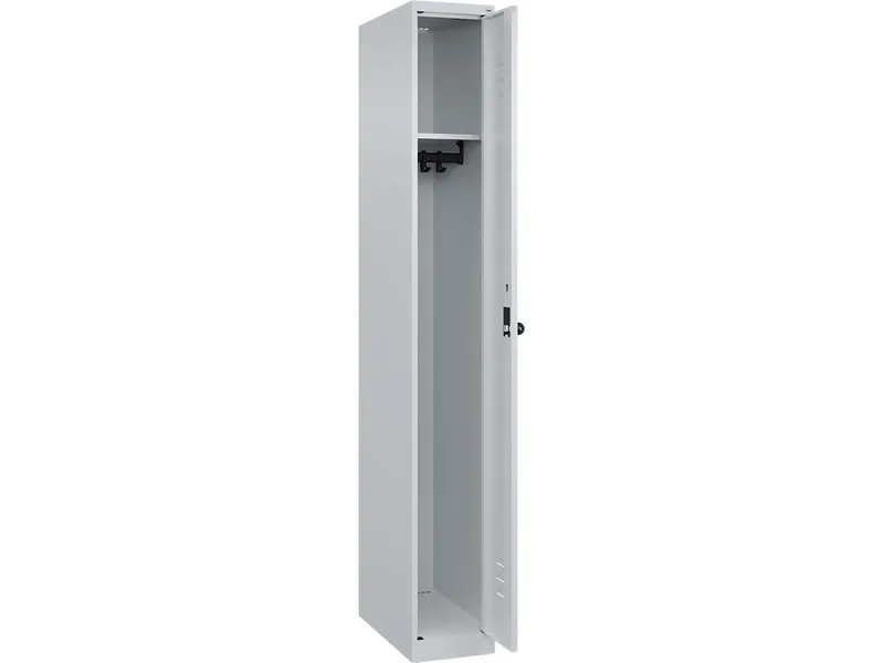 C+P C+P Spind Classic PLUS, 1 Abteil, 1850x250x500mm, Lichtgrau/Lichtgrau – Produktbild 1 von 1
