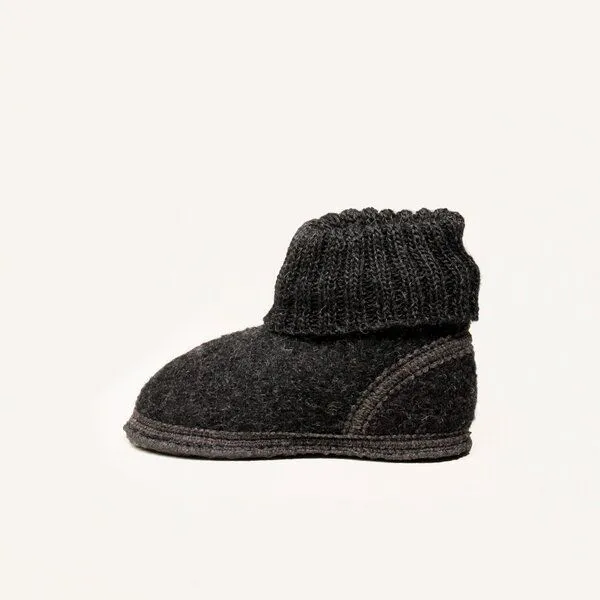 Kitz-Pichler Kitz-Pichler Walkpantoffel Oetz Kinder, Schwarz, – Produktbild 3 von 4