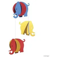 Livingly Livingly Elephant Mobile | Mobile mit bunten Elefanten – Produktbild 1 von 1
