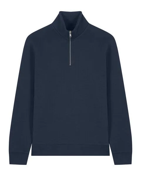 Greenspired Greenspired Mittelschweres Unisex Quarterzip Sweatshirt 280g/m² XXS-5XL, Navy, – Produktbild 1 von 1