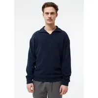 Givn Berlin Givn Berlin Sweater GBBELA aus recycelter Baumwolle mit Kragen, Blue, – Produktbild 1 von 1