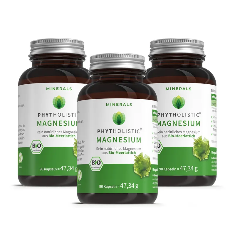Cellavent Healthcare Bio Magnesium Tabletten - Phytholistic Magnesium 3 Monate – Produktbild 2 von 2