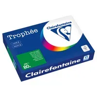 Clairefontaine 500 Blatt Clairfontaine Farbiges Kopierpapier "Trophee" 80 g/m², DIN A4, billiardgrün – Produktbild 3 von 3