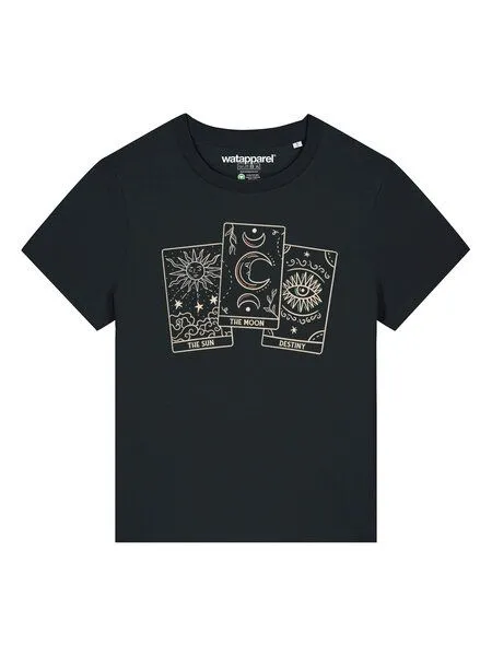 watapparel watapparel T-Shirt Frauen Tarot Set, Black, – Produktbild 2 von 3