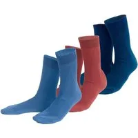 Living Crafts Living Crafts Bio-Herren-Socken "ANTE" 3 Paar, blue/red, Gr. 43/44 – Produktbild 1 von 2