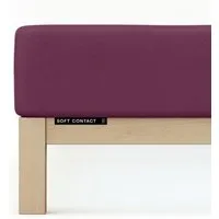 Schlafgut Schlafgut Spannbettlaken Soft Contact - 100% Biobaumwolle - wärmend, Purple deep, – Produktbild 1 von 1
