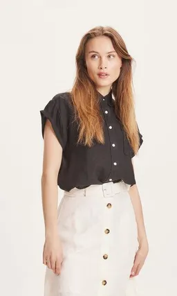KnowledgeCotton Apparel KnowledgeCotton Apparel Bluse ASTER aus Leinen – Produktbild 1 von 1