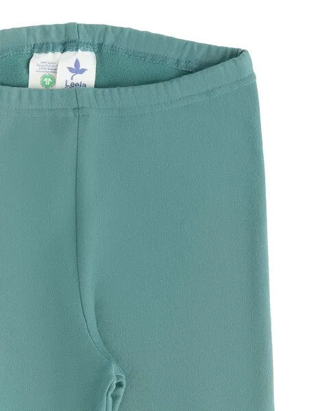 Leela Cotton Leela Cotton Kinder Warm Leggings, Grünblau, – Produktbild 2 von 2