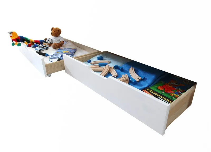 TICAA TICAA Schubkasten (Set, 2 St), mit belüfteter Bodenplatte, Weiß, – Produktbild 3 von 3