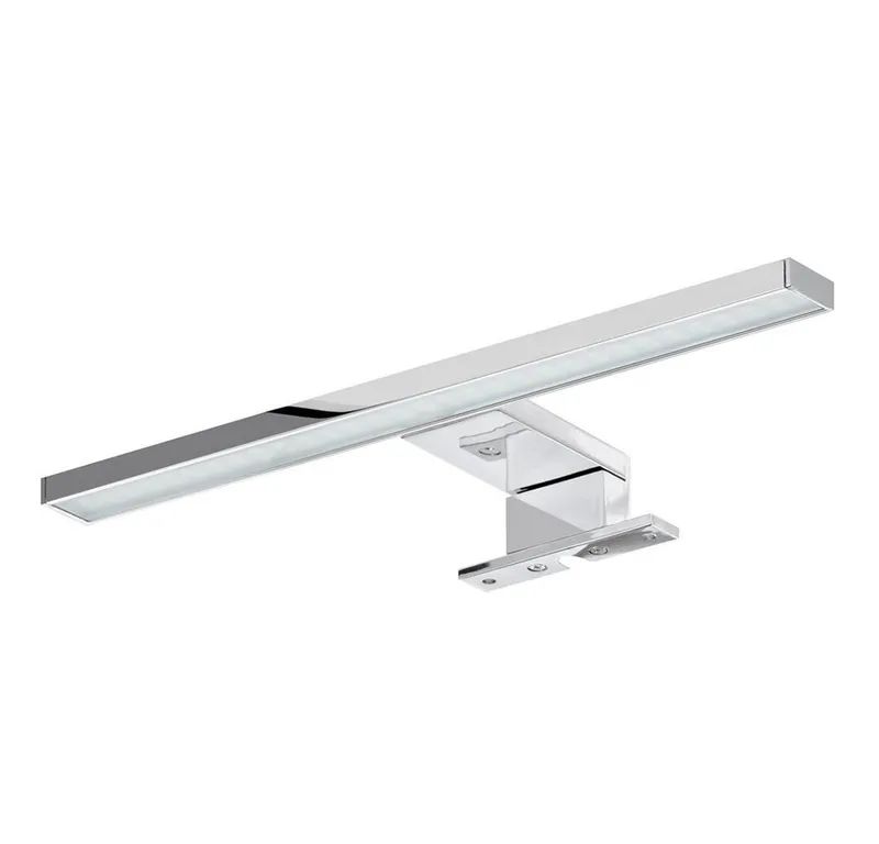 Lomadox Spiegelschrank NEWPORT-56-EVOKE 60 cm breit in Eiche, inkl. LED-Aufsatzleuchte, Braun, – Produktbild 4 von 4