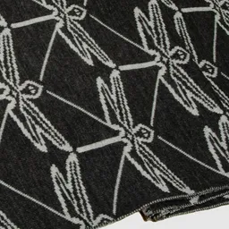 LANARTO slow fashion LANARTO slow fashion Schal Muster 'Libelle' zweifarbig gestrickt aus Merinowolle – Produktbild 1 von 1