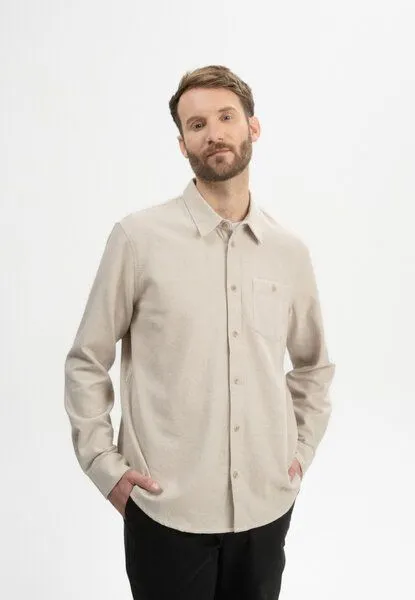 MELA Flanell Shirt SAHEL | von MELA | Fairtrade & GOTS zertifiziert, Birke, – Produktbild 1 von 4