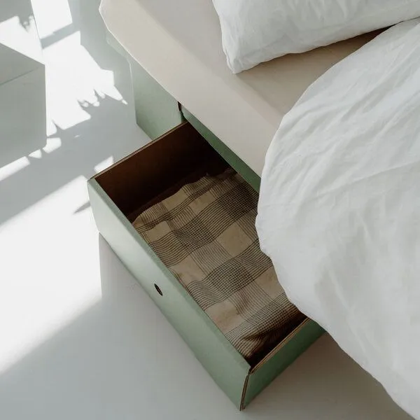 ROOM IN A BOX ROOM IN A BOX GRID Bett Schubladen-Set, Salbei, – Produktbild 3 von 3
