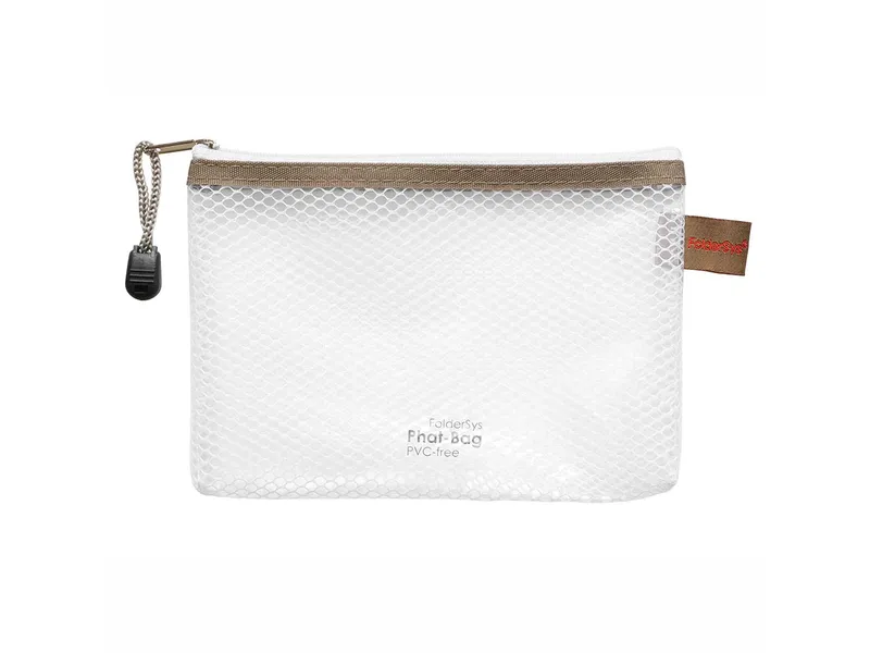 FolderSys FolderSys Reißverschlussbeutel "Phat-Bag" A6 braun – Produktbild 1 von 1