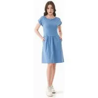 ORGANICATION ORGANICATION Slub-Jersey-Kleid aus Bio-Baumwolle, Coronet blue, – Produktbild 1 von 1