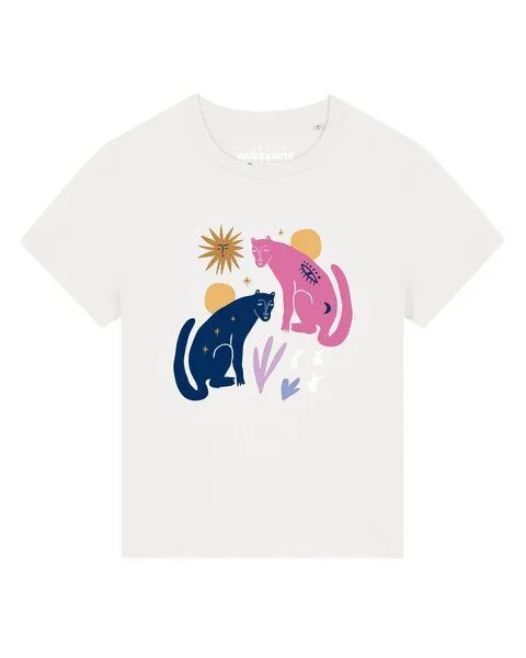 watapparel watapparel T-Shirt Frauen Love and flex, Off white, – Produktbild 1 von 5