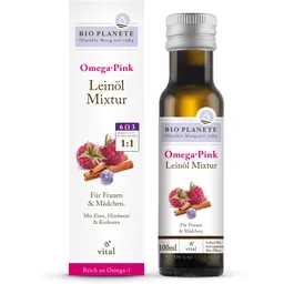 Bio Planète Omega Pink Leinölmixtur bio (100ml) – Produktbild 1 von 1