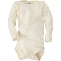 Cosilana Cosilana Baby Body Langarm Baumwolle-Wolle-Seide natur Gr.86/92 – Produktbild 1 von 1
