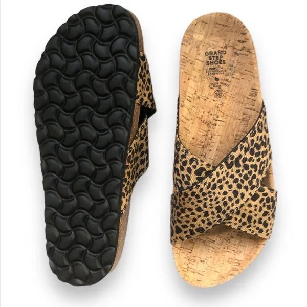 Grand Step Shoes Grand Step Shoes Lilo Sandalen, vegan, Schwarz-braun, – Produktbild 3 von 3