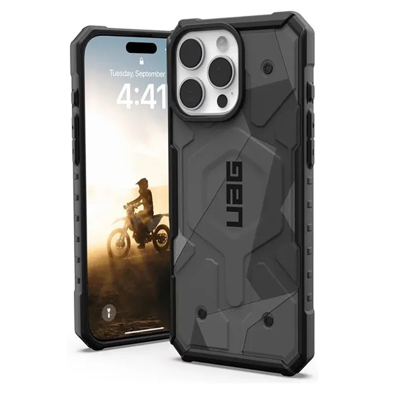 Urban Armor Gear MagSafe-Hülle für Apple iPhone 16 Pro, Urban Armor Gear, Pathfinder SE Geo Camo, Tarnmuster – Produktbild 1 von 1