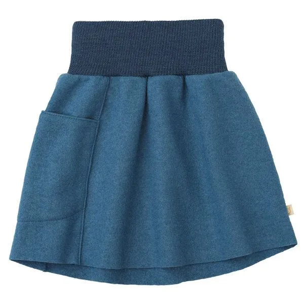 Disana Disana Kinder Walk-Rock kbT-Merinowolle, Taubenblau, – Produktbild 1 von 4