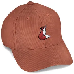 LIGARTI Bestickte Cord Cap – Valentina der Fuchs – LIGARTI Tiermanufaktur – Produktbild 1 von 1