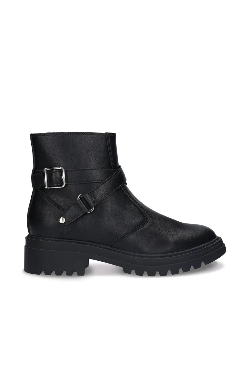 NAE NAE Damen vegan Stiefeletten Cody Schwarz, Schwarz, – Produktbild 1 von 2