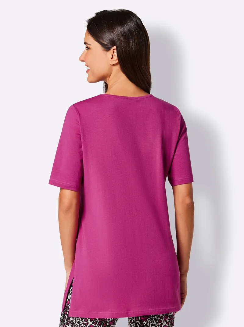 feel good Longshirt magenta, Magenta, – Produktbild 2 von 2