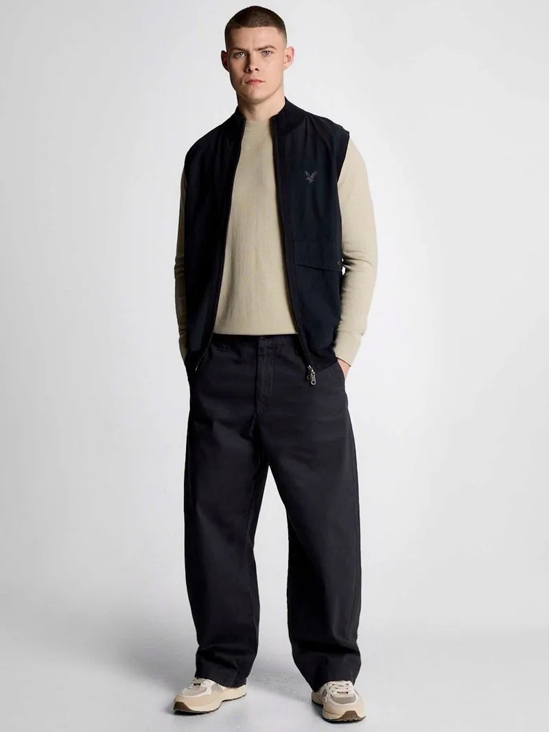 Lyle and Scott Lyle & Scott Tonal Pullover Greige - Größe M, Grau, – Produktbild 2 von 5