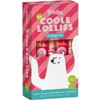 Fredos Fredos Bio-Wassereis 'Coole Lollies', fruchtiger Mix, 10 x 30 ml – Produktbild 1 von 1